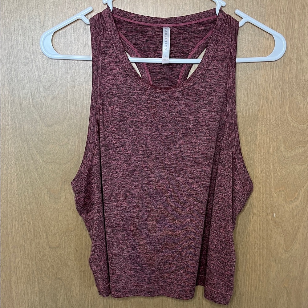 Fabletics Cropped Muscle Tank - Pink